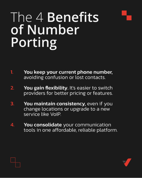 benefits of number porting 